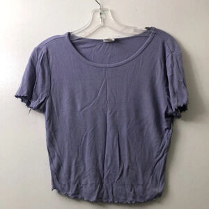 Destined purple crop top